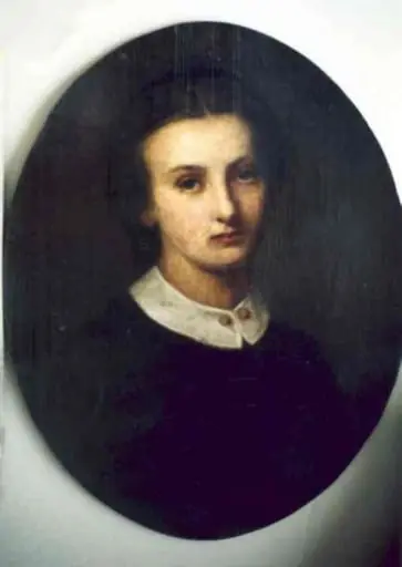 Portret de fată, by Gheorghe Tattarescu