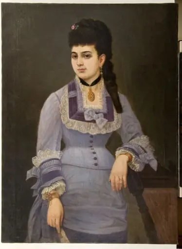 Portret de tânără, by Gheorghe Tattarescu