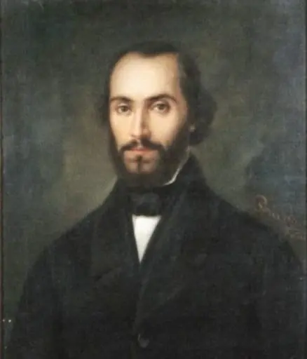 Portretul lui Nicolae Bălcescu, by Gheorghe Tattarescu