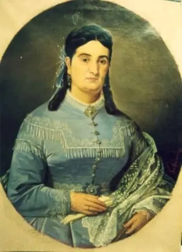 Soția lui Lazăr Kalinderu, by Gheorghe Tattarescu