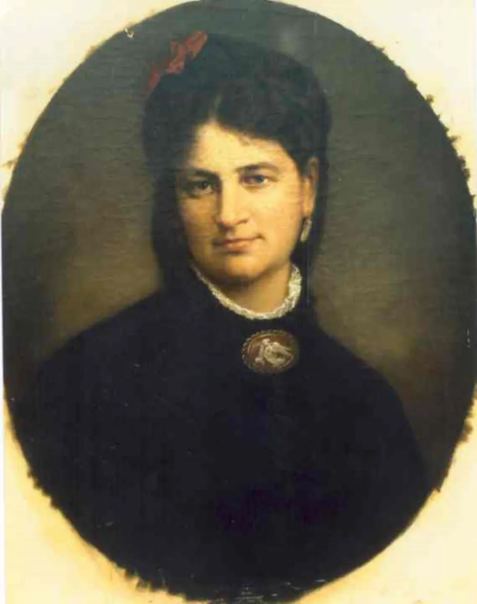 Soția pictorului, Maria Tăttărescu, by Gheorghe Tattarescu, unspecified, 1877