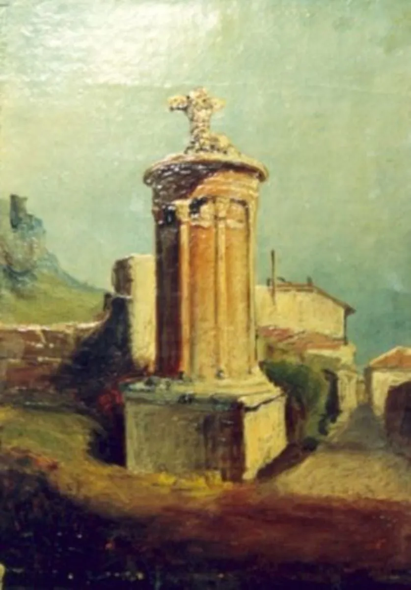 Turnul lui Lysicrate, by Gheorghe Tattarescu, unspecified