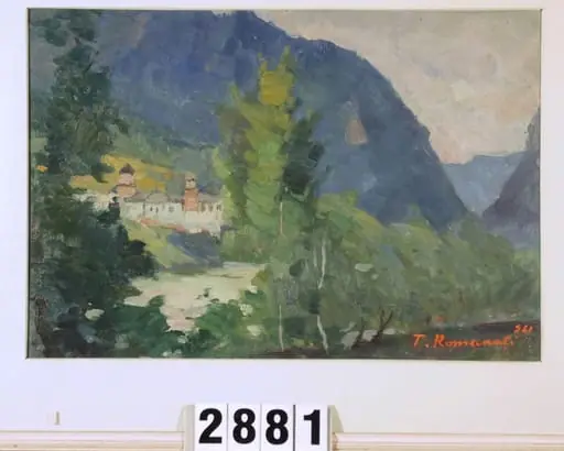 Peisaj pe Valea Oltului, by Gheorghe Theodorescu-Romanați
