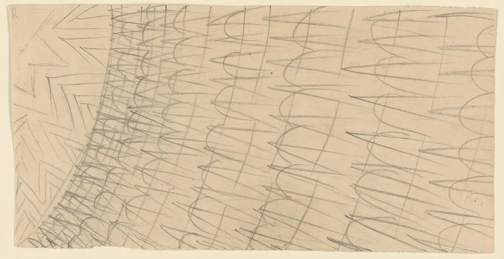 Untitled, by Giacomo Balla, graphite, 1909