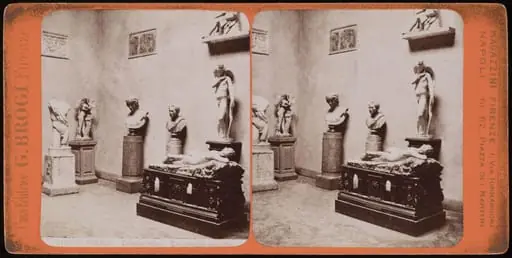 Firenze - Galleria Uffizi - Ermafrodito Giacente, by Giacomo Brogi