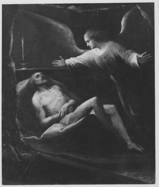 Dead Christ, by Giacomo Cavedone