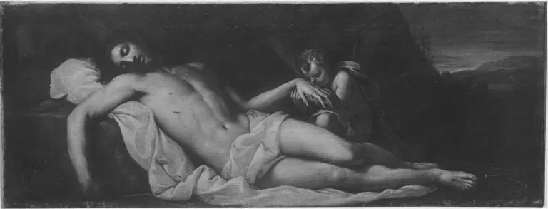 Dead Christ, by Giacomo Cavedone, unspecified, 1618