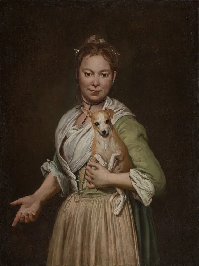 A Woman with a Dog