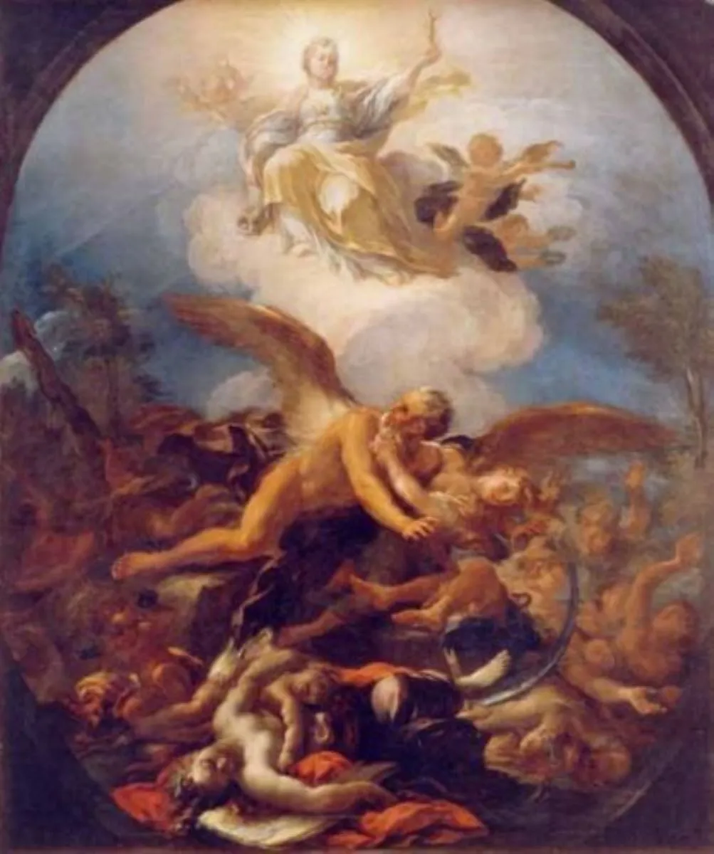 Triumful bisericii, by Giacomo del Pò, unspecified