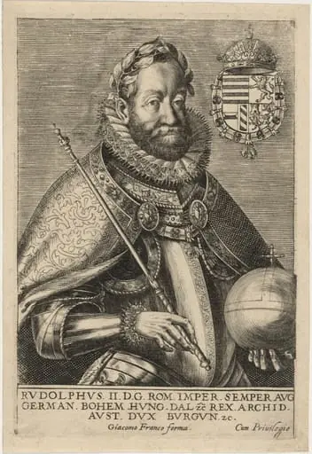 Rudolph II, Roman Emperor, by Giacomo Franco