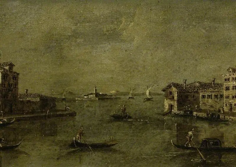 Punta Di S. Giobbe, Venice, by Giacomo Guardi