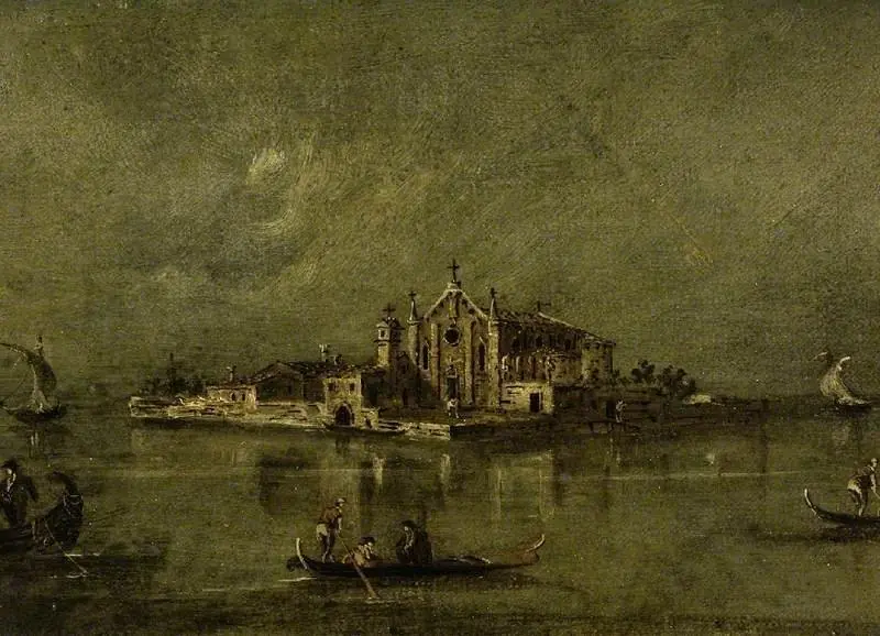 The island of S. Cristoforo Di Murano, Venice, by Giacomo Guardi