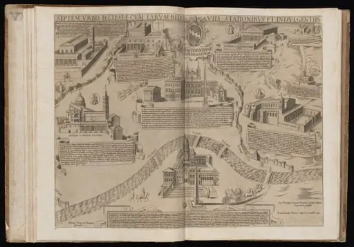 Septem Urbis Ecclesiae [Seven Churches of Rome], by Giacomo Lauro