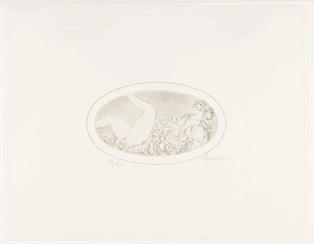 Untitled, by Giacomo Manzù, ink, 1978