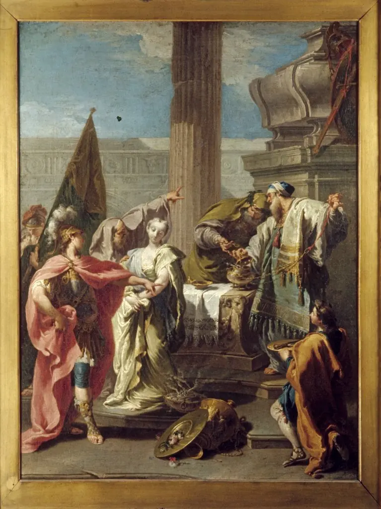 The Sacrifice of Polyxena at the Tomb of Achilles, by Giambattista Pittoni