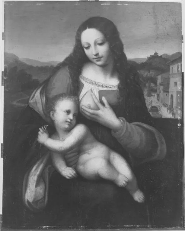 Maria mit Kind, by Giampietrino, unspecified, 1517