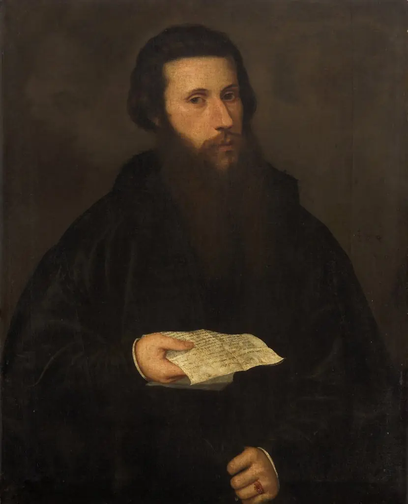 Portrait of a Man with a Letter, by Giampietro Silvio