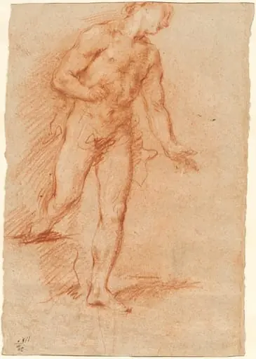 Male Nude, by Gian Antonio Guardi