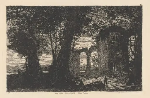 Aux Iles Borromeo [Lago maggiore] (On the Borromean Islands [Lago Maggiore]), by Giberto Borromeo