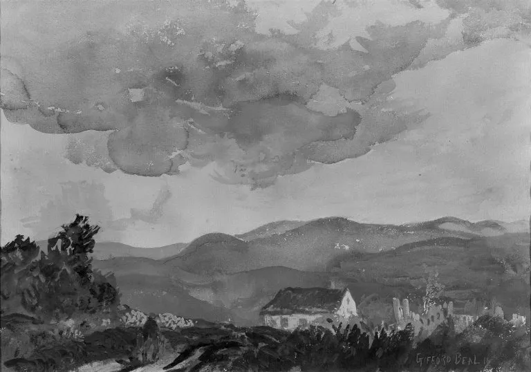Ramapo Hills, by Gifford Beal, watercolor, 1916