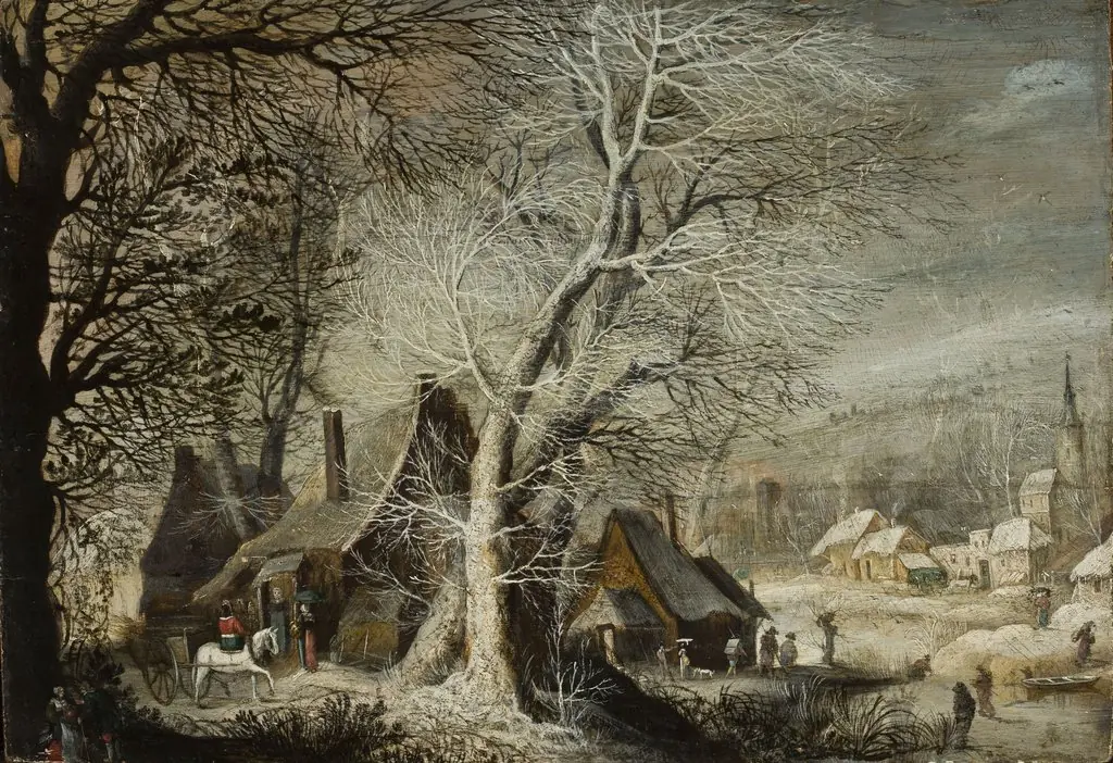 Winter landscape, by Gijsbrecht Leytens