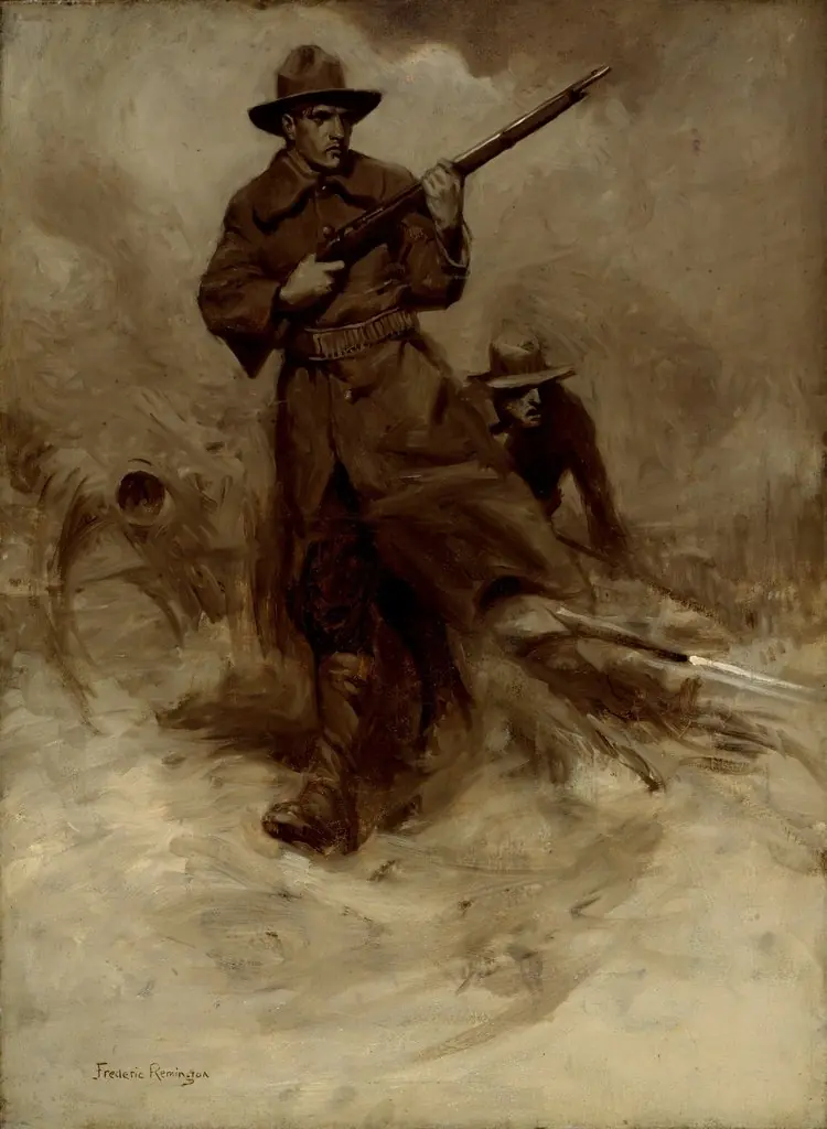 Spanish-American War Soldiers in Action, by Gilbert Gaul