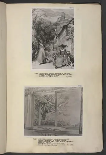 Winter Landscape seen through a Casement, by Gilbert Spencer