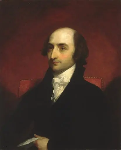 Albert Gallatin, by Gilbert Stuart