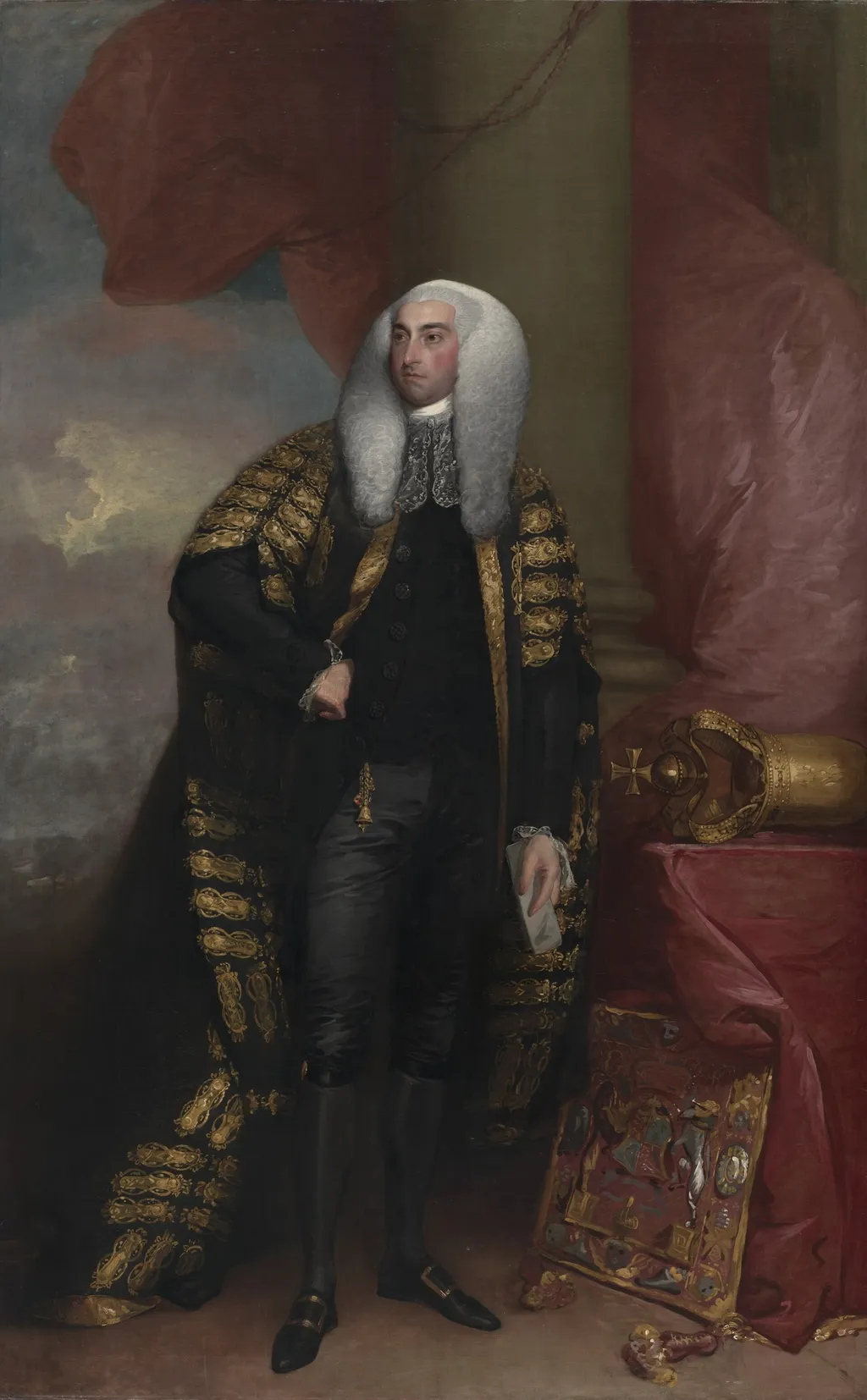 Baron FitzGibbon, by Gilbert Stuart, oil, 1795