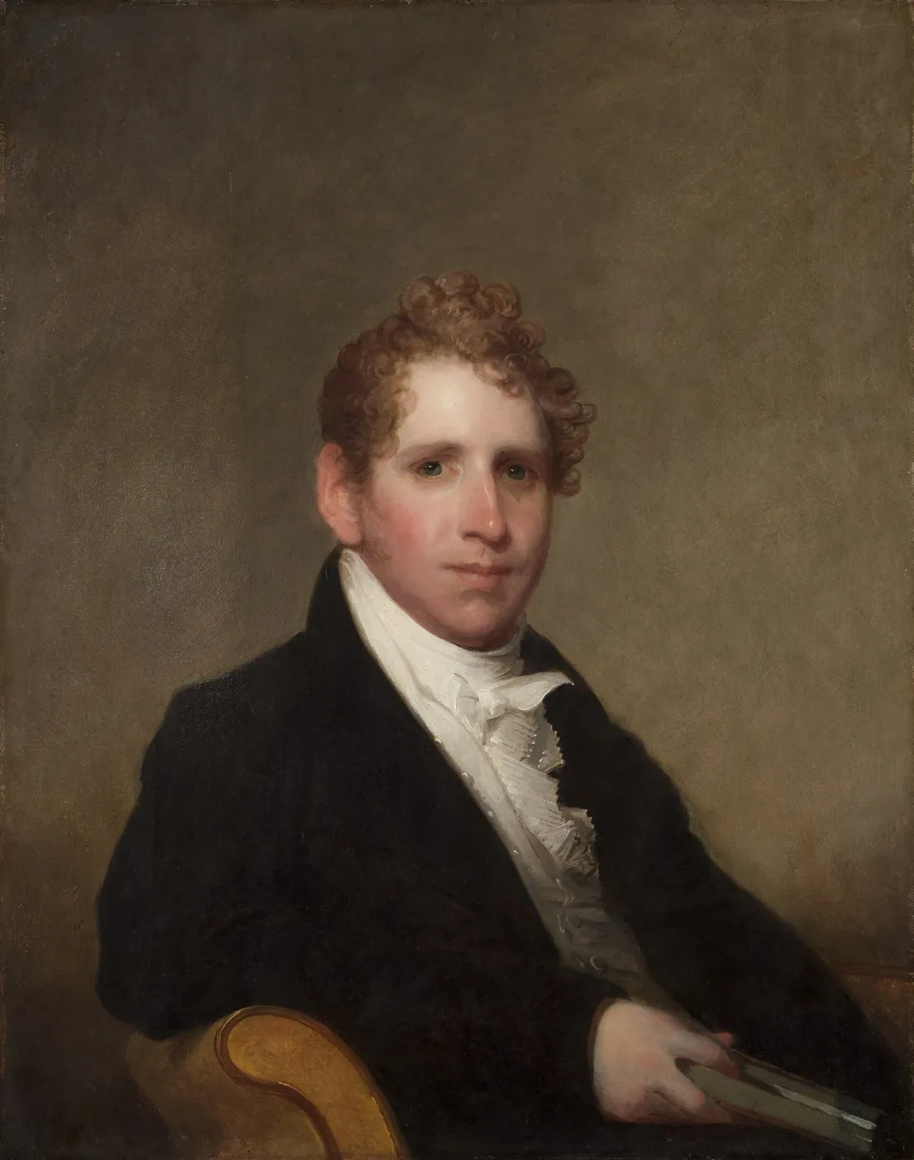 Dr. James Stuart; Mary Campbell Stuart, by Gilbert Stuart, oil, 1815