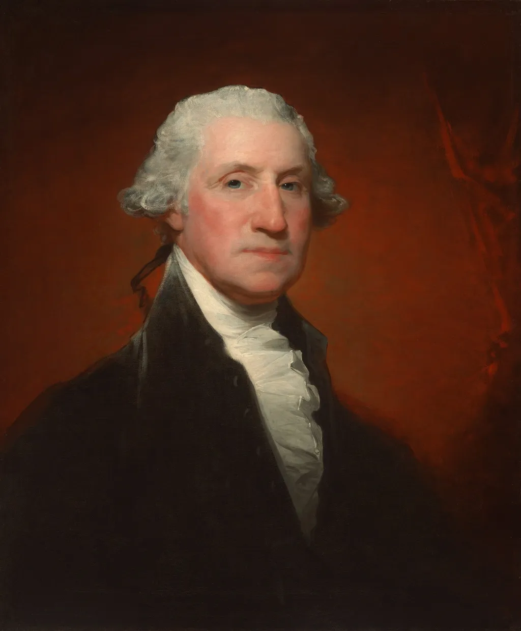 George Washington (Vaughan-Sinclair portrait), by Gilbert Stuart, oil, 1795