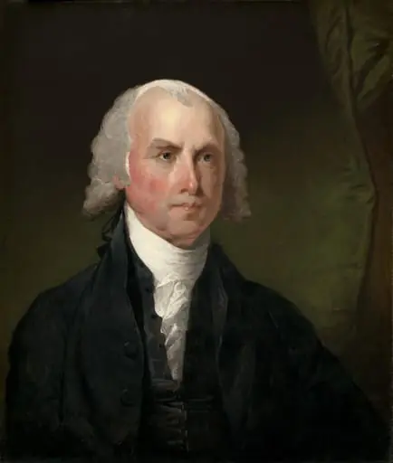 James Madison, by Gilbert Stuart, 1821