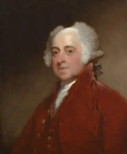 John Adams, by Gilbert Stuart, 1821