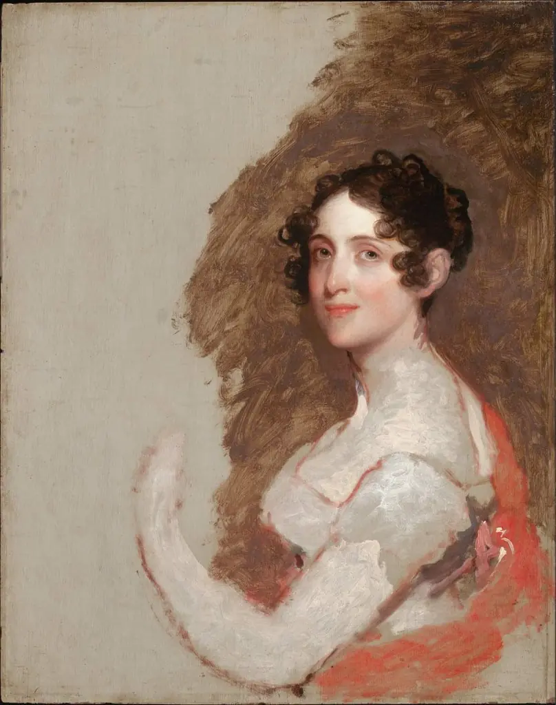Mrs. Charles Stewart (Delia Tudor), by Gilbert Stuart