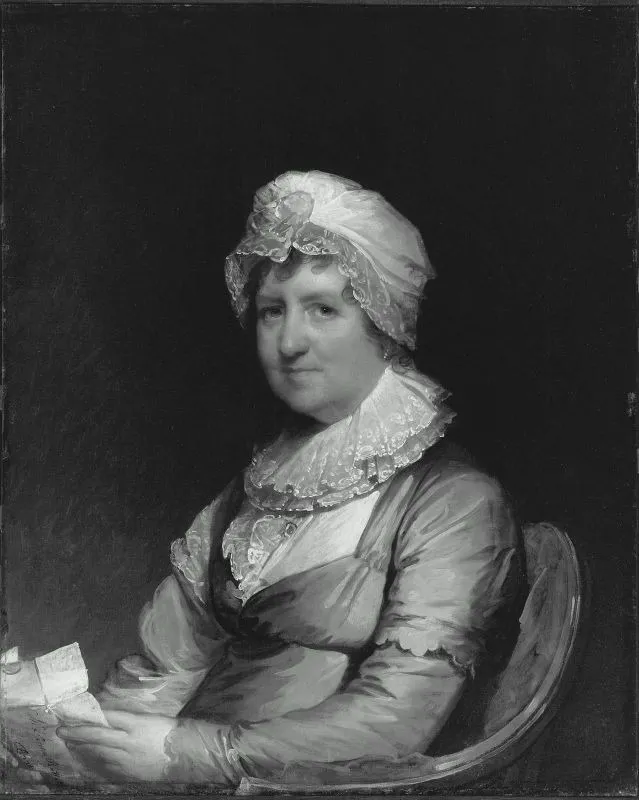 Mrs. Ebenezer Battelle (Anna Durant)., by Gilbert Stuart, oil, 1810