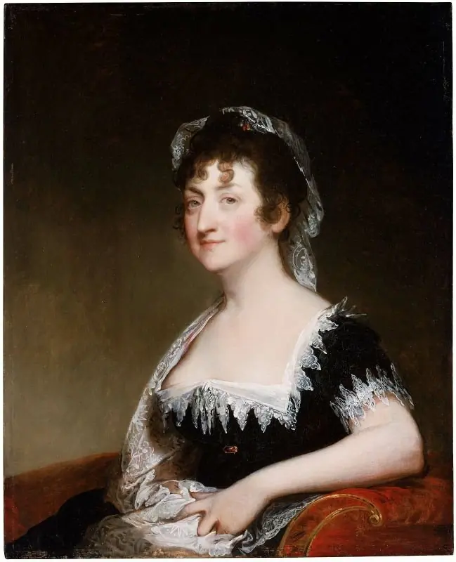 Mrs. James Swan (Hepzibah Clark)., by Gilbert Stuart