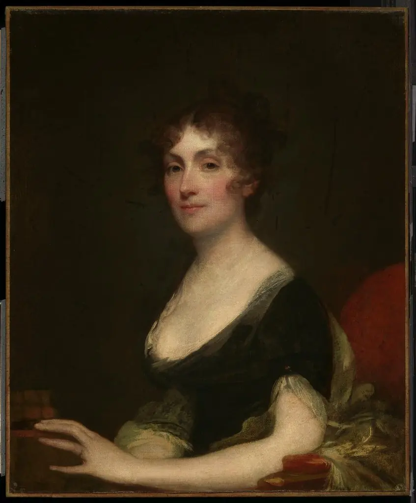 Mrs. Perez Morton (Sarah Wentworth Apthorp), by Gilbert Stuart