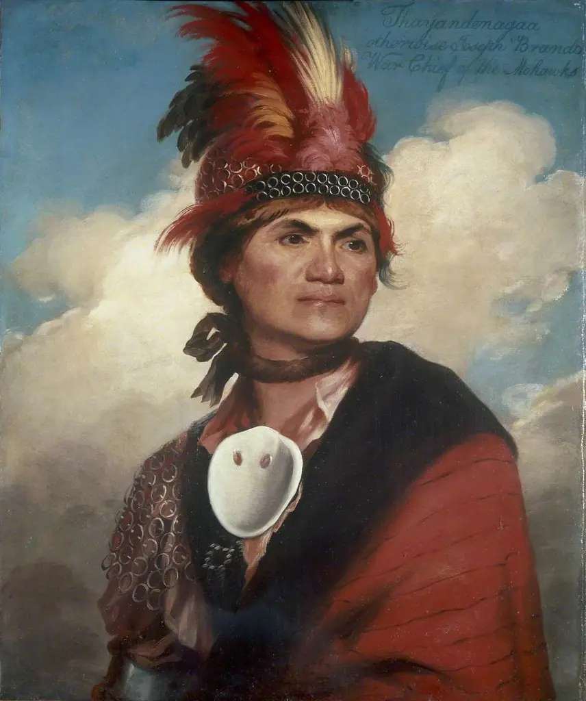 Thayendanegea (Joseph Brant, c.1743–1807), by Gilbert Stuart