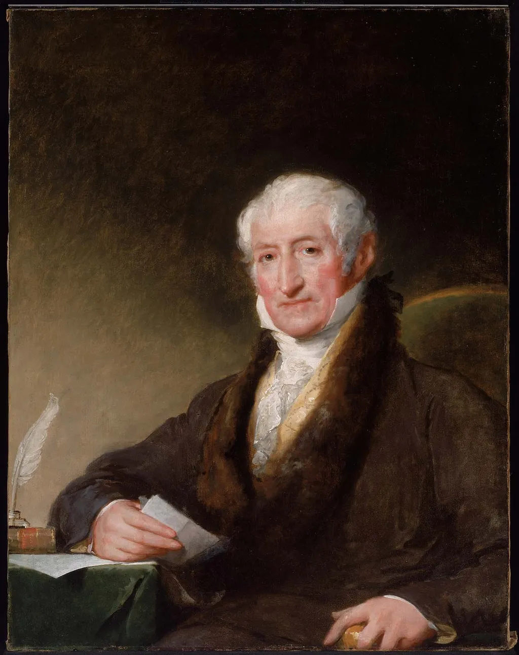 Ward Nicholas Boylston, by Gilbert Stuart, oil, 1825