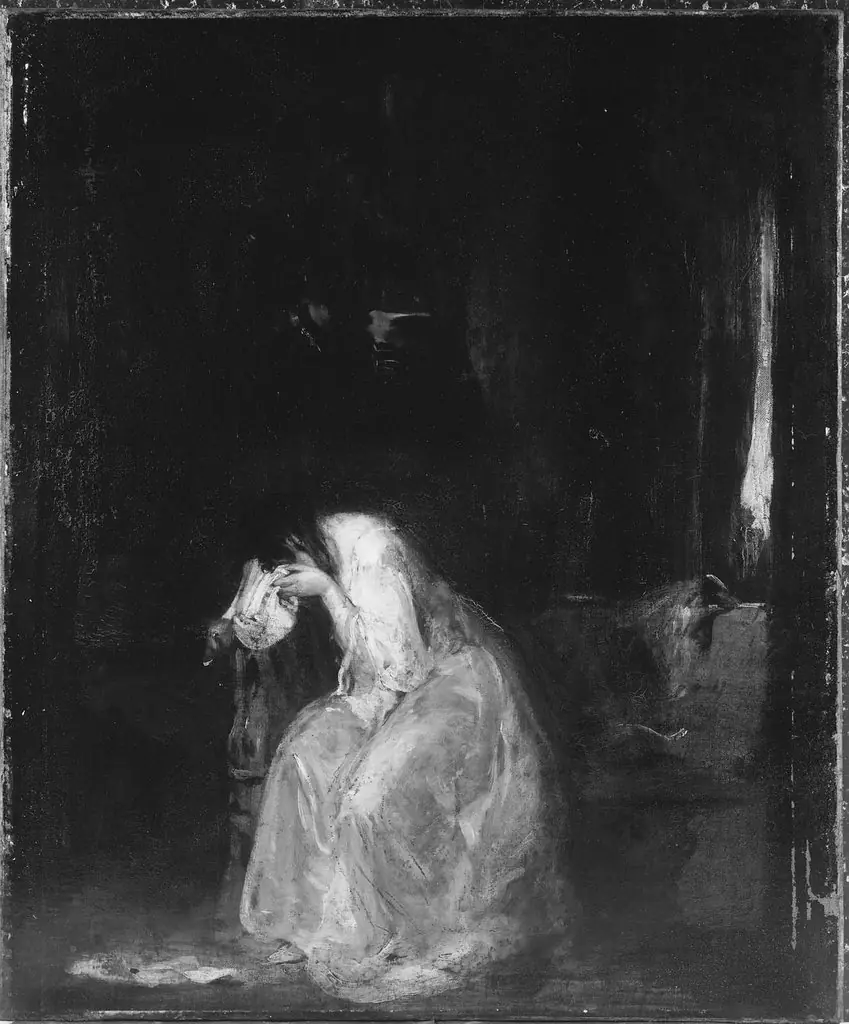Forsaken, by Gilbert Stuart Newton