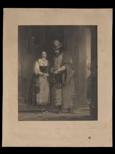 H Beard Print Collection, by Gilbert Stuart Newton