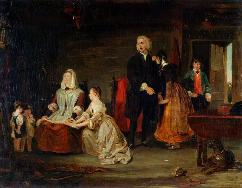 Olivia's Return, by Gilbert Stuart Newton