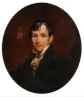 Portrait of James Kenney (1780-1849), Dramatist, by Gilbert Stuart Newton