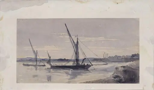 Coast Scene: Sunset, by Giles Firman Phillips