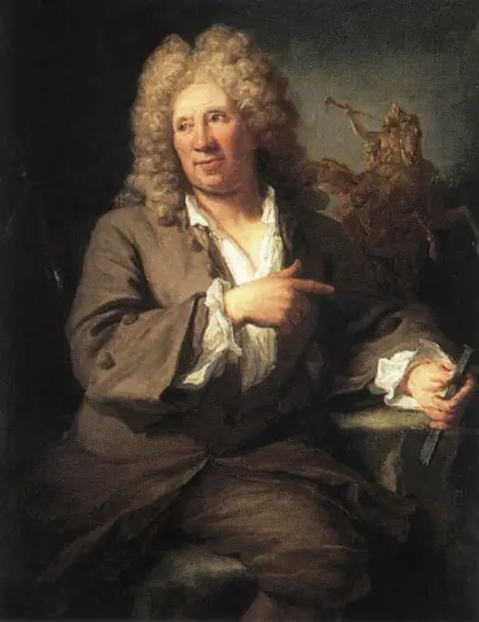 Portrait of Antoine Coysevox, by Gilles Allou