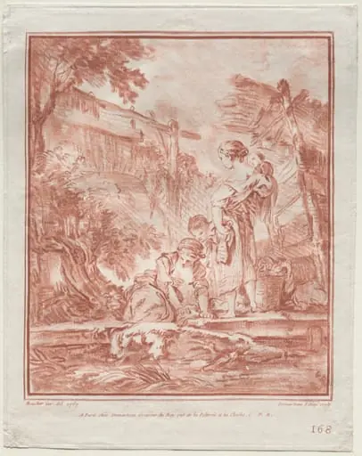 The Washerwoman, by Gilles Demarteau
