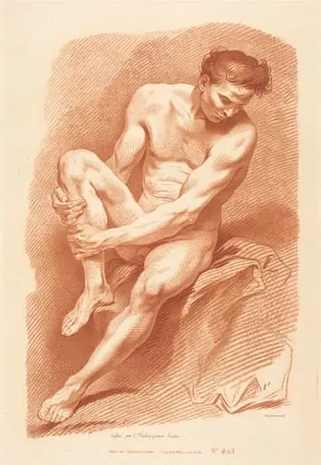 Academy, by Gilles Demarteau the Elder