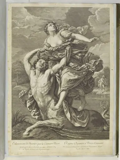 The Rape of Deianeira, by Gilles Rousselet