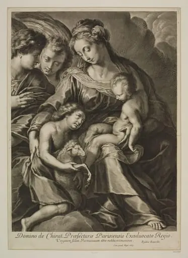 Virgin and Child with St. John, by Gilles Rousselet