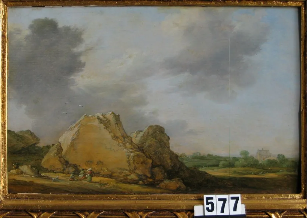 Peisaj cu stânci, by Gillis d'Hondecoeter